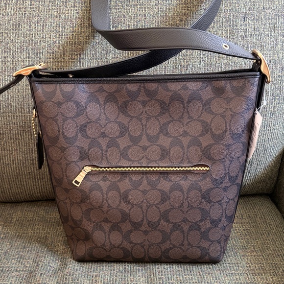 Coach Dark Brown Crossbody Bag - Picture 3 of 5